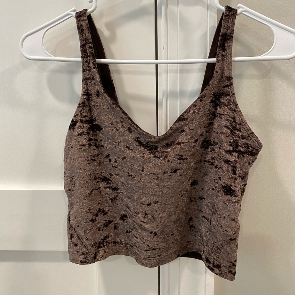 Brown Velvet Lululemon Align Tank Top